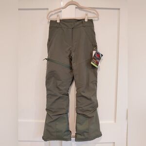 All In Motion Snow Sport Waterproof Windproof Pants XS Green Ski Winter Men